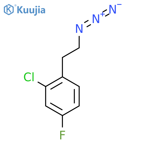1-(2-azidoethyl)-2-chloro-4-fluorobenzene structure
