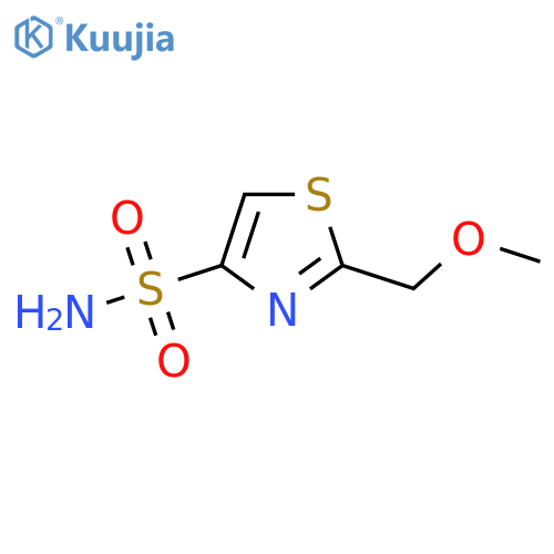 2-(methoxymethyl)-1,3-thiazole-4-sulfonamide structure
