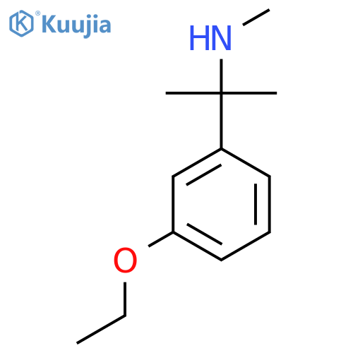 2-(3-ethoxyphenyl)propan-2-yl(methyl)amine structure