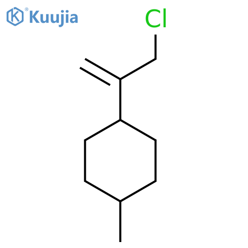 1-(3-Chloroprop-1-en-2-yl)-4-methylcyclohexane structure