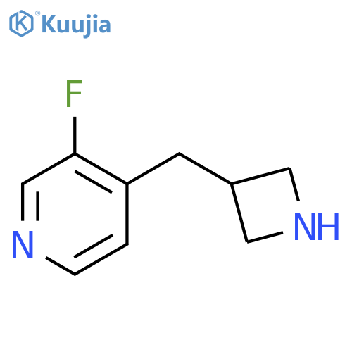 4-(azetidin-3-yl)methyl-3-fluoropyridine structure
