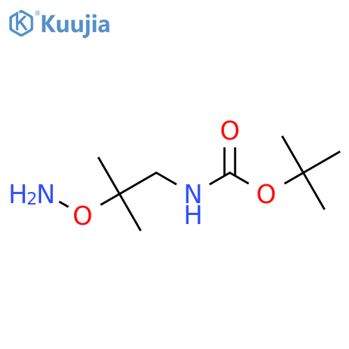 tert-butyl N-2-(aminooxy)-2-methylpropylcarbamate structure