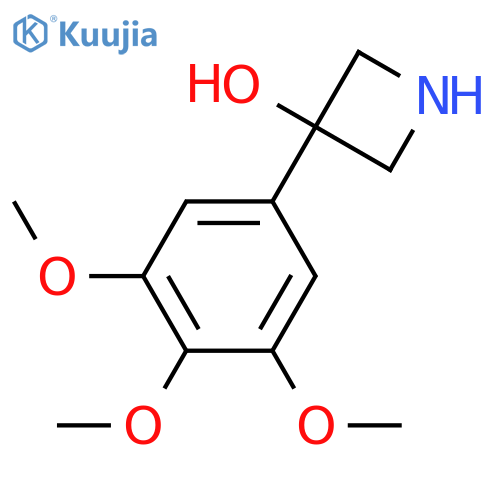 3-(3,4,5-trimethoxyphenyl)azetidin-3-ol structure