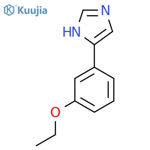 4-(3-ethoxyphenyl)-1H-imidazole structure
