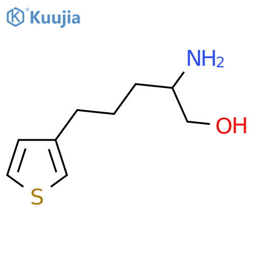 2-amino-5-(thiophen-3-yl)pentan-1-ol structure
