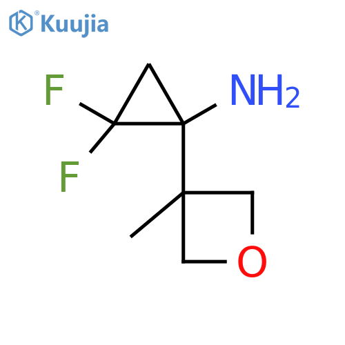 2,2-difluoro-1-(3-methyloxetan-3-yl)cyclopropan-1-amine structure