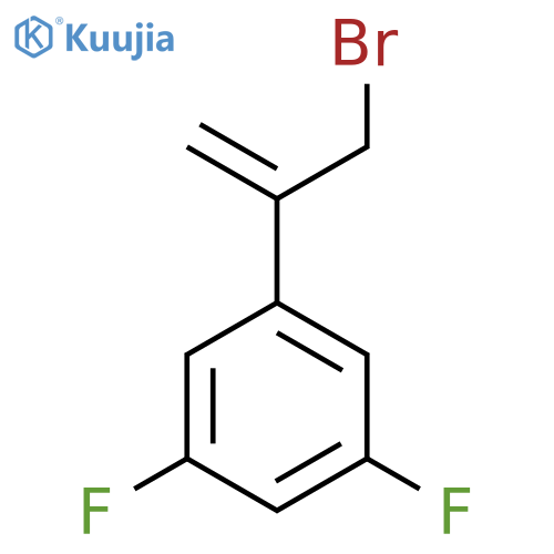 1-(3-bromoprop-1-en-2-yl)-3,5-difluorobenzene structure