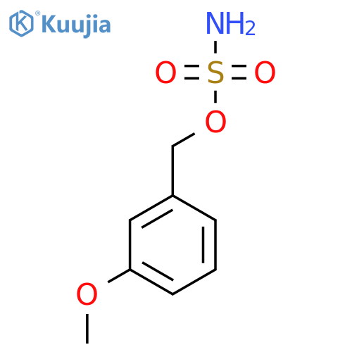 (3-methoxyphenyl)methyl sulfamate structure