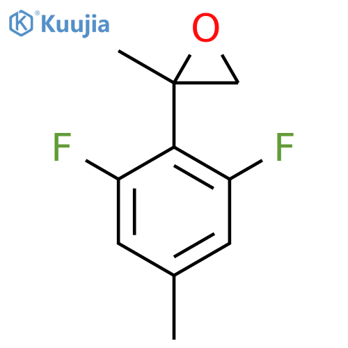 2-(2,6-difluoro-4-methylphenyl)-2-methyloxirane structure