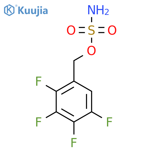 (2,3,4,5-Tetrafluorophenyl)methyl sulfamate structure