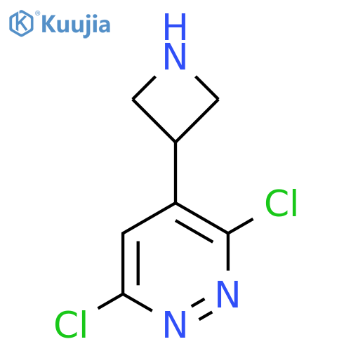 4-(azetidin-3-yl)-3,6-dichloropyridazine structure