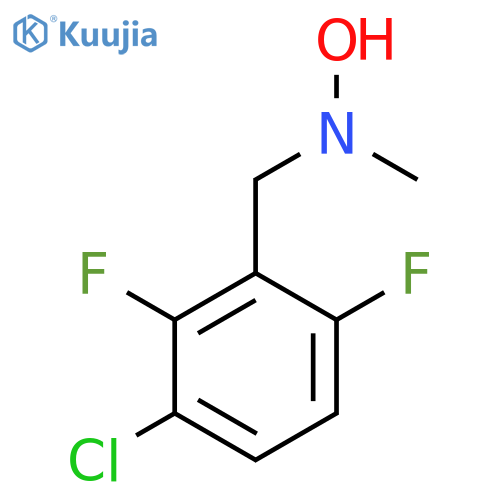 N-(3-chloro-2,6-difluorophenyl)methyl-N-methylhydroxylamine structure