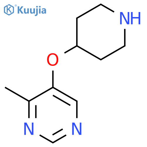 4-methyl-5-(piperidin-4-yloxy)pyrimidine structure