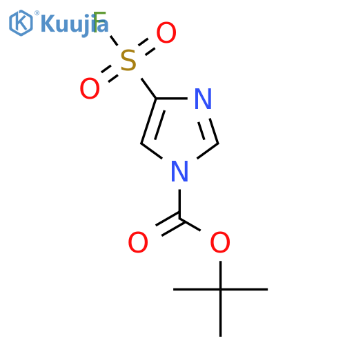 tert-butyl 4-(fluorosulfonyl)-1H-imidazole-1-carboxylate structure