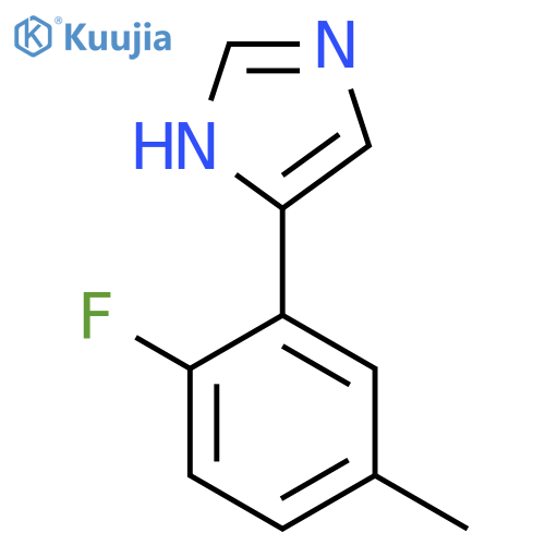4-(2-fluoro-5-methylphenyl)-1H-imidazole structure