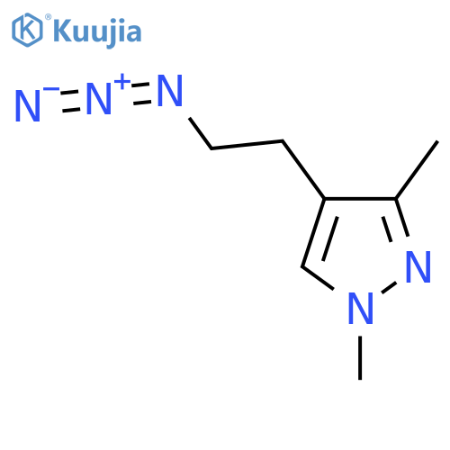 4-(2-azidoethyl)-1,3-dimethyl-1H-pyrazole structure