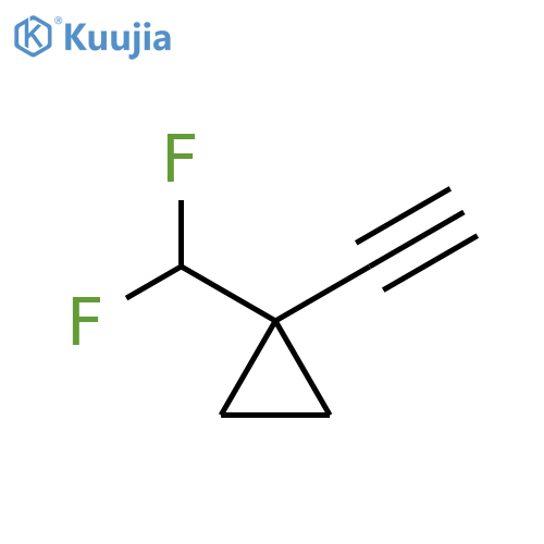 1-(difluoromethyl)-1-ethynylcyclopropane structure