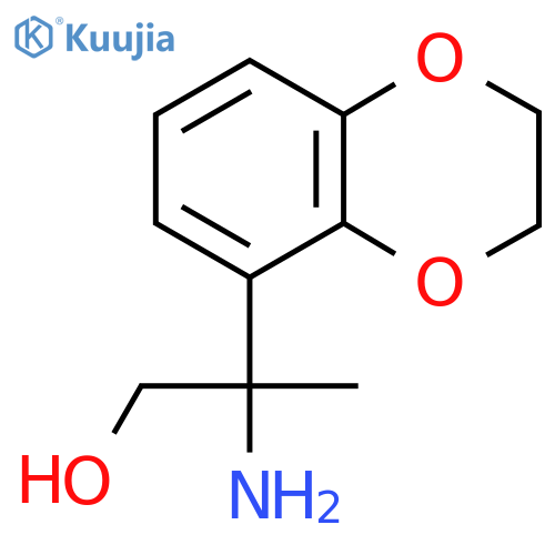 2-amino-2-(2,3-dihydro-1,4-benzodioxin-5-yl)propan-1-ol structure