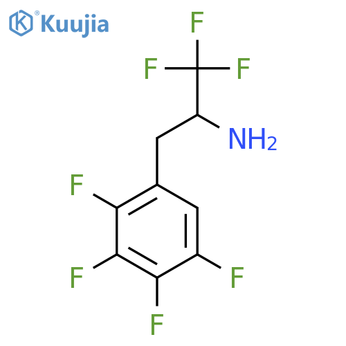 1,1,1-trifluoro-3-(2,3,4,5-tetrafluorophenyl)propan-2-amine structure
