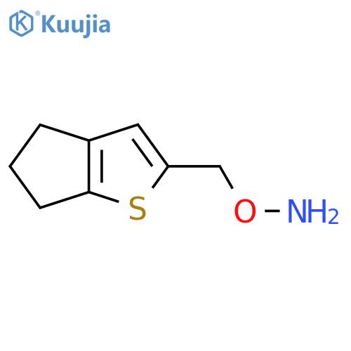 O-({4H,5H,6H-cyclopentabthiophen-2-yl}methyl)hydroxylamine structure