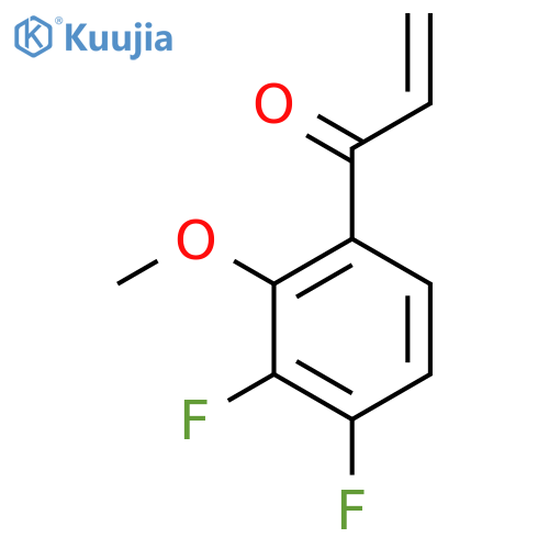 1-(3,4-difluoro-2-methoxyphenyl)prop-2-en-1-one structure