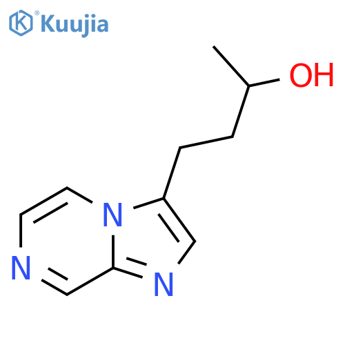 4-{imidazo1,2-apyrazin-3-yl}butan-2-ol structure