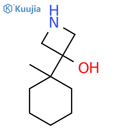 3-(1-methylcyclohexyl)azetidin-3-ol structure