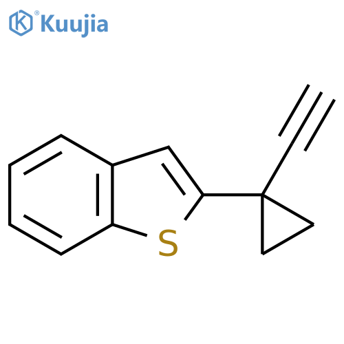 2-(1-ethynylcyclopropyl)-1-benzothiophene structure
