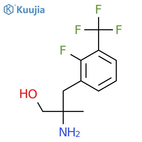 2-amino-3-2-fluoro-3-(trifluoromethyl)phenyl-2-methylpropan-1-ol structure