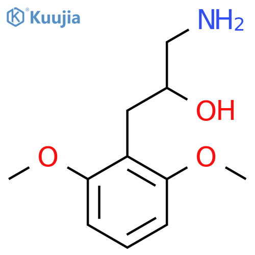 1-Amino-3-(2,6-dimethoxyphenyl)propan-2-ol structure