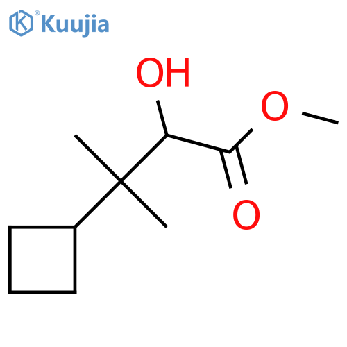 methyl 3-cyclobutyl-2-hydroxy-3-methylbutanoate structure