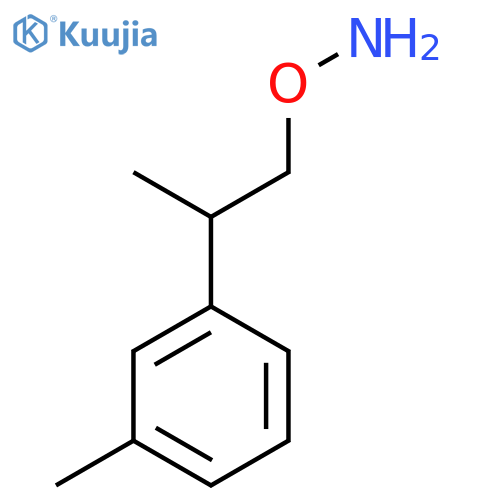 O-2-(3-methylphenyl)propylhydroxylamine structure