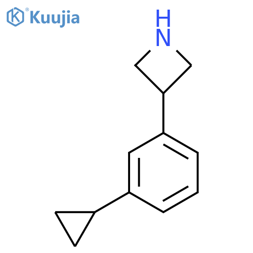 3-(3-cyclopropylphenyl)azetidine structure