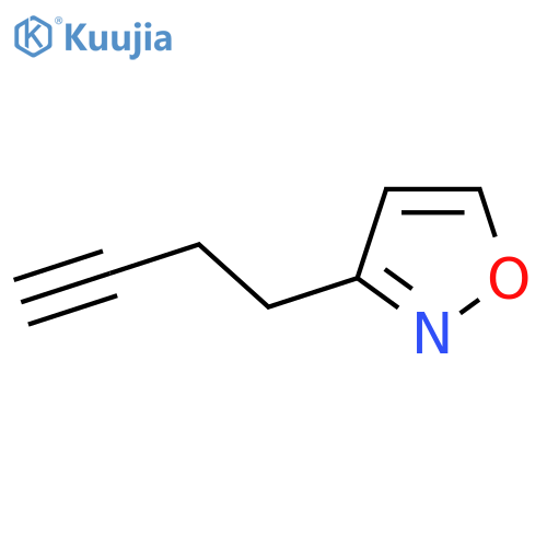 3-(but-3-yn-1-yl)-1,2-oxazole structure