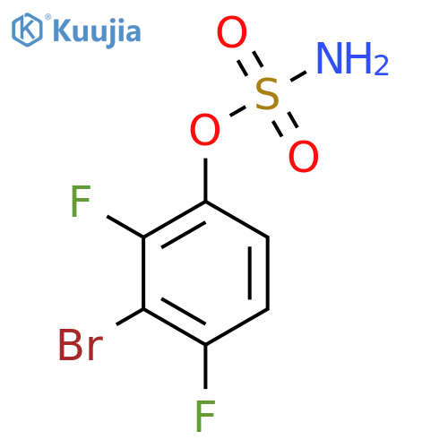 3-bromo-2,4-difluorophenyl sulfamate structure