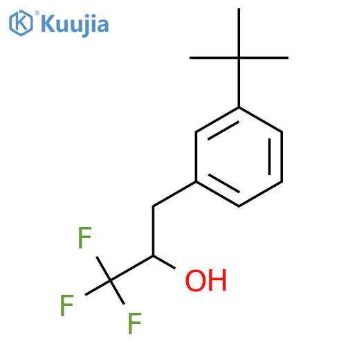 3-(3-tert-butylphenyl)-1,1,1-trifluoropropan-2-ol structure