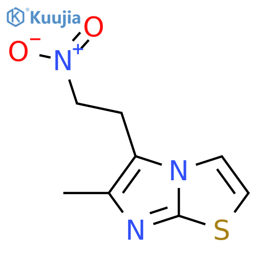 6-methyl-5-(2-nitroethyl)imidazo2,1-b1,3thiazole structure