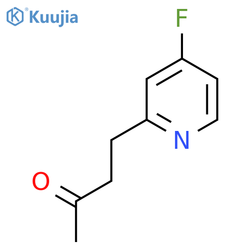 4-(4-fluoropyridin-2-yl)butan-2-one structure