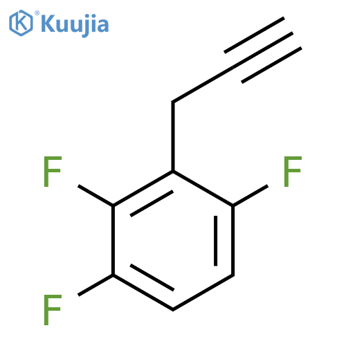 1,2,4-trifluoro-3-(prop-2-yn-1-yl)benzene structure