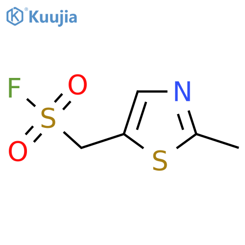 (2-methyl-1,3-thiazol-5-yl)methanesulfonyl fluoride structure