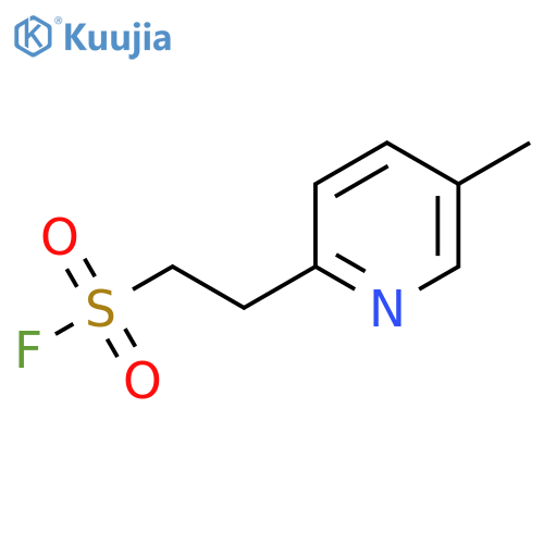 2-(5-methylpyridin-2-yl)ethane-1-sulfonyl fluoride structure