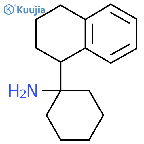 1-(1,2,3,4-tetrahydronaphthalen-1-yl)cyclohexan-1-amine structure