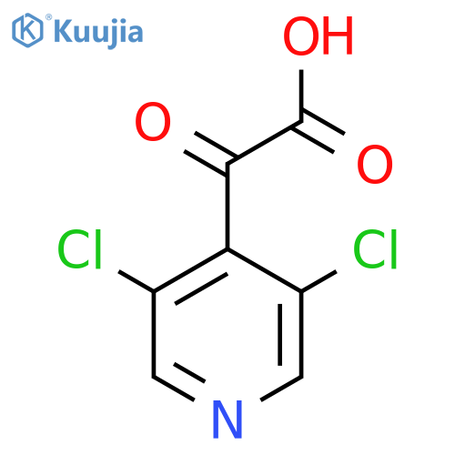 2-(3,5-dichloropyridin-4-yl)-2-oxoacetic acid structure