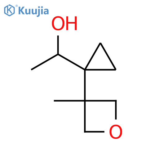 1-1-(3-methyloxetan-3-yl)cyclopropylethan-1-ol structure
