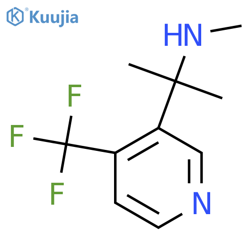 methyl({2-4-(trifluoromethyl)pyridin-3-ylpropan-2-yl})amine structure