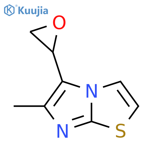6-methyl-5-(oxiran-2-yl)imidazo2,1-b1,3thiazole structure