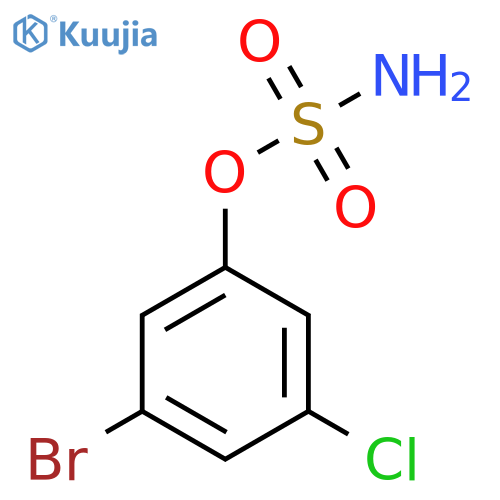3-bromo-5-chlorophenyl sulfamate structure