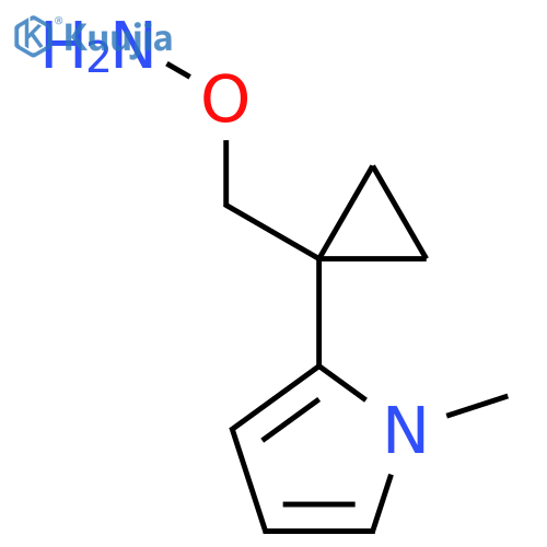 O-{1-(1-methyl-1H-pyrrol-2-yl)cyclopropylmethyl}hydroxylamine structure