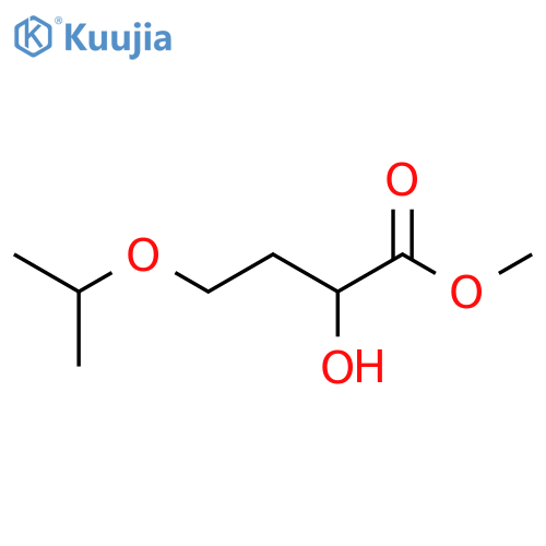 methyl 2-hydroxy-4-(propan-2-yloxy)butanoate structure