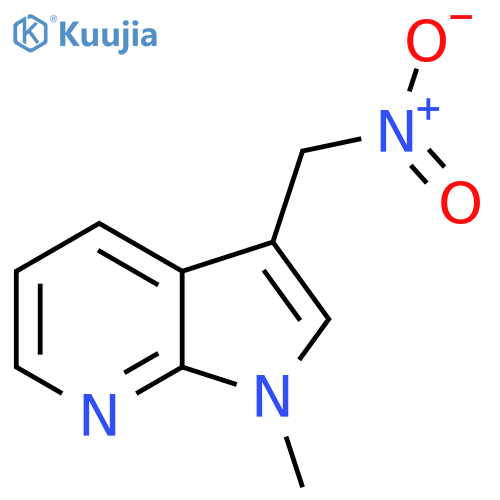 1-methyl-3-(nitromethyl)-1H-pyrrolo2,3-bpyridine structure